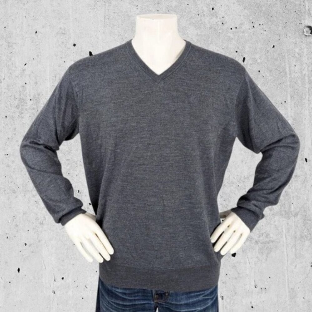 Peter Millar V Neck Sweater Golf Size XL Merino Wool & Silk